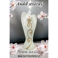 Svíčka Anděl strážný 21cm Svíčka Anděl strážný 21cm