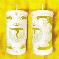 Svíčka 3.Čakra 10cm