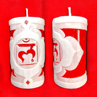 Svíčka 1.Čakra 10cm Svíčka 1.Čakra 10cm